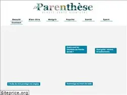 Sites similar to parenthese-tutoriels.fr