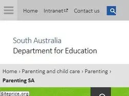 Sites similar to parenting.sa.gov.au