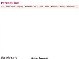 Sites similar to parentslists.com