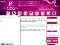 Sites similar to parfumburg.ru