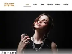 Sites similar to parfumeriedecaluwe.be