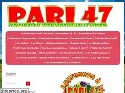 Sites similar to pari47.fr