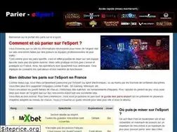 Sites similar to parier-esport.com