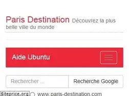 Sites similar to paris-destination.com