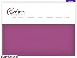 Sites similar to paris-esthetique.ro