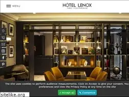 Sites similar to paris-hotel-lenox.com