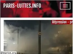Sites similar to paris-luttes.info