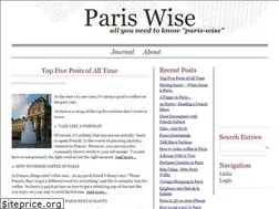 Sites similar to paris-wise.com