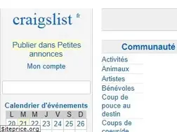 Sites similar to paris.craigslist.org