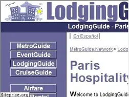 Sites similar to paris.lodgingguide.com