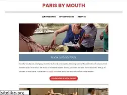 Sites similar to parisbymouth.com