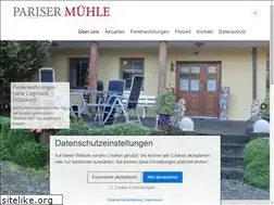 Sites similar to parisermuehle.de