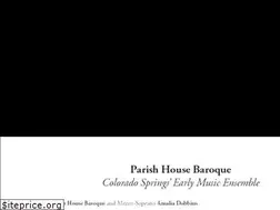 Sites similar to parishhousebaroque.org