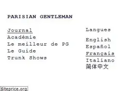 Sites similar to parisiangentleman.fr