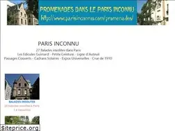 Sites similar to parisinconnu.com