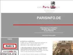 Sites similar to parisinfo.de