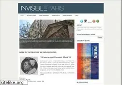 Sites similar to parisisinvisible.blogspot.com
