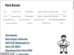 Sites similar to pariskarate.com