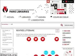 Sites similar to parislibrairies.fr