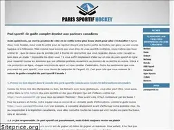 Sites similar to parissportif-hockey.ca