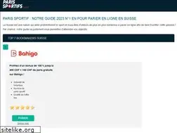 Sites similar to parissportifssuisse.com
