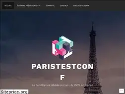 Sites similar to paristestconf.com