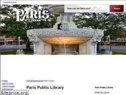 Sites similar to paristexaslibrary.com