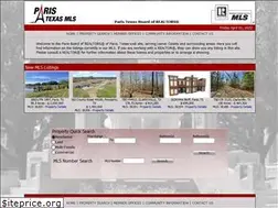 Sites similar to paristexasmls.com