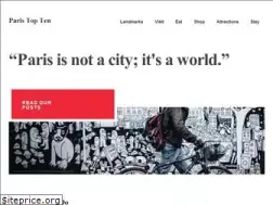 Sites similar to paristopten.com