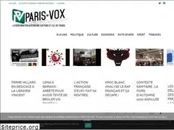 Sites similar to parisvox.info