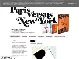 Sites similar to parisvsnyc.blogspot.com