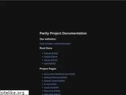Sites similar to paritytech.github.io