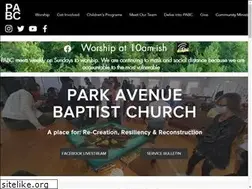 Sites similar to parkavebaptist.com