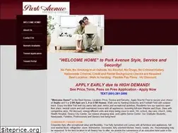 Sites similar to parkavehomes.com