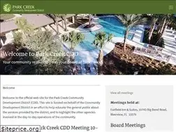 Sites similar to parkcreekcdd.org