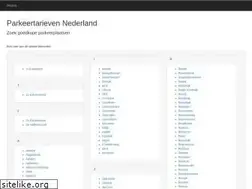 Sites similar to parkeertarief.nl