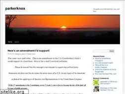 Sites similar to parkerknox.wordpress.com