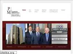 Sites similar to parkermillsllp.com