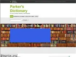 Sites similar to parkersdictionary.com
