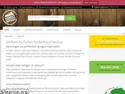 Sites similar to parketonderhoudservice.nl