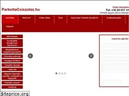 Sites similar to parkettacsiszolas.hu