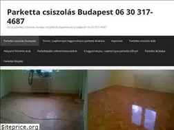 Sites similar to parkettacsiszolas.org