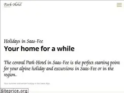 Sites similar to parkhotel-saas-fee.ch