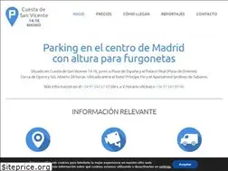 Sites similar to parkingmadridcentro.es