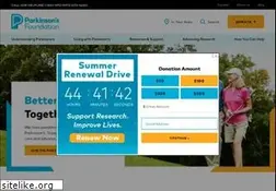Sites similar to parkinsons-foundation.org