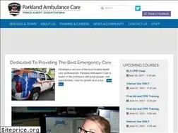 Sites similar to parklandambulance.com