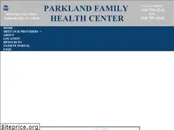 Sites similar to parklandfamilyhealth.com