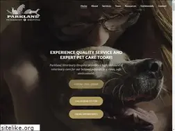 Sites similar to parklandvethospital.com
