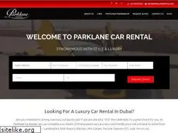 Sites similar to parklanecarrental.com