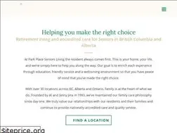 Sites similar to parkplaceseniorsliving.com